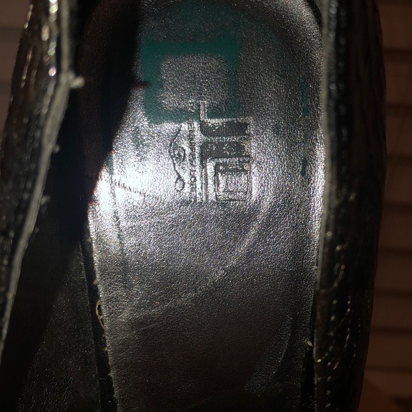 🚂Metallic leopard platform heels - Picture 7 of 7